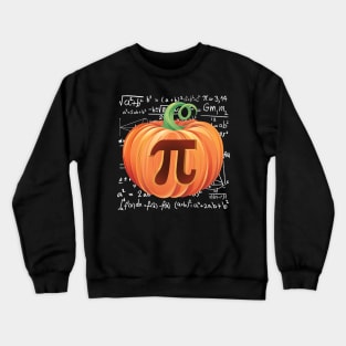 Pumpkin Pi Day Math Halloween Thanksgiving Crewneck Sweatshirt